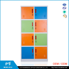 Luoyang Mingxiu High Quality 8 Door Steel Closet Locker / School Lockers